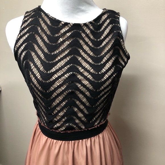 Xtraordinary Lace Overlay Bodice Skater Dress 3 - Picture 2 of 8